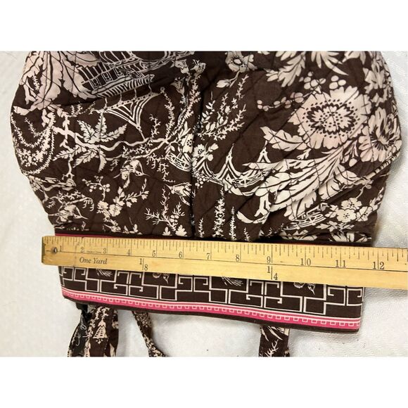 Vera Bradley shoulder bag song brown Asian birds - Picture 7 of 10